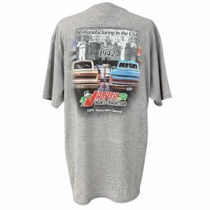 Port & Company Gray Jasper Engines Graphic T-Shirt 2XL Short Sleeve Shirt